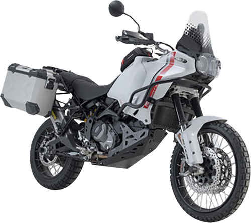 SW-MOTECH - KFT.22.995.70100/S - TRAX ADV Aluminum Case System - Silver - Ducati DesertX '22-'24