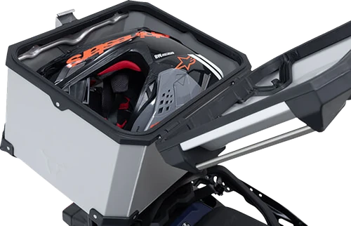 SW-MOTECH - GPT.07.904.70000/S - TRAX ADV Top Case System - Silver - BMW F850GS/F900GS/R1200GS/R1250GS '12-'24