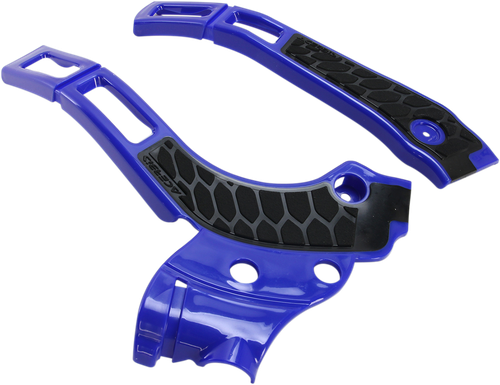 ACERBIS - 2464741034 - X-Grip Frame Guards - Blue/Black - YZ 125/250/X