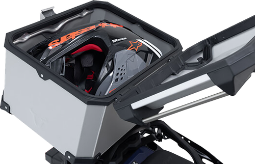 SW-MOTECH - GPT.05.876.70000/S - TRAX ADV Top Case System - Silver - Suzuki V-Strom 650 '16-'24