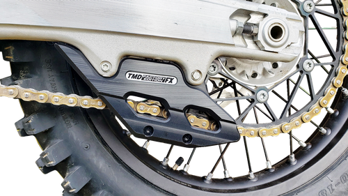 T.M. DESIGNWORKS - RCG-KT5-BK - Factory Edition Chain Guide With Replacement Wear Pad - Black - Gas Gas/Husqvarna/KTM