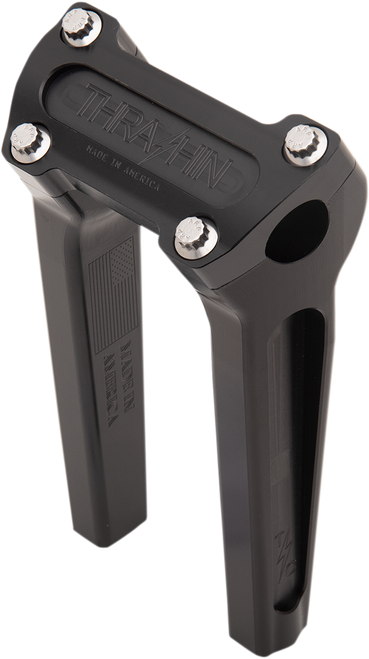 THRASHIN SUPPLY CO. - TSC-8000-1 - Handlebar Risers - Straight - 8” - Black