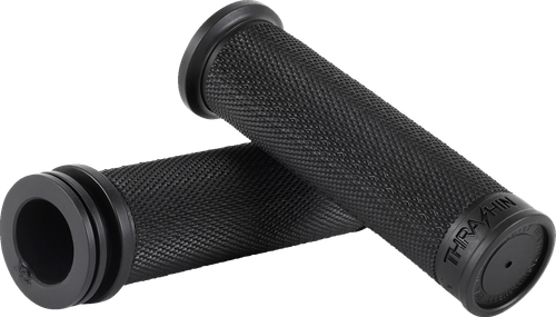 THRASHIN SUPPLY CO. - TSC-2711-1 - Moto Grips - 1” - Slim - Black