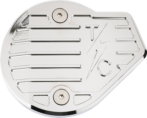 THRASHIN SUPPLY CO. - TSC-3029-3 - Cam Cover - Gen 2 - Finned - Chrome - M8