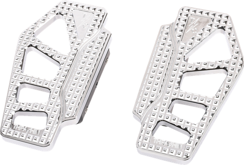 THRASHIN SUPPLY CO. - TSC-2217-3-BR - Apex Mini Floorboards - Passenger - Chrome