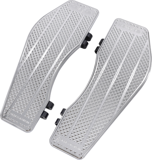 THRASHIN SUPPLY CO. - TSC-2200-3 - Floorboards - Driver - Chrome
