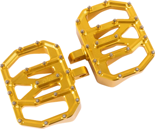 THRASHIN SUPPLY CO. - TSC-2031-5-D - Mini Aggressor Floorboards - Gold - Rear
