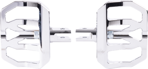 THRASHIN SUPPLY CO. - TSC-2031-3-SF - Mini Aggressor Floorboards - Chrome - Front