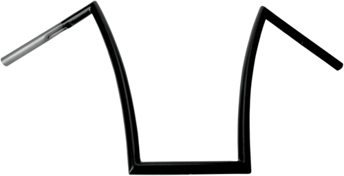 TODD'S CYCLE - SB17-3 - 1” Strip Handlebar - 17” - Flat Black