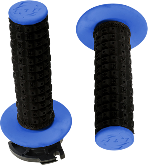 TORC1 - 2650-0203 - Defy Lock-On Grips - Black/Blue