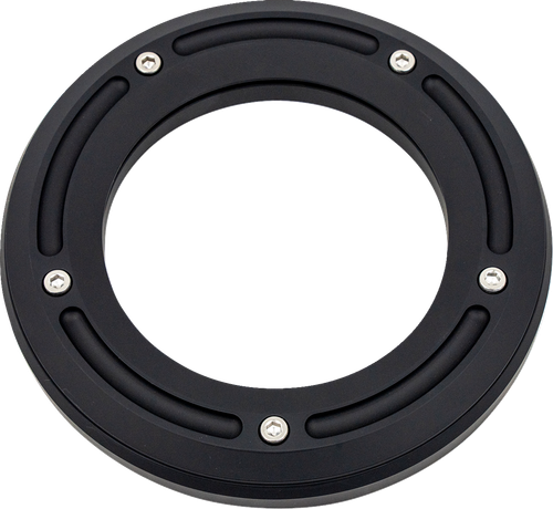TRASK - TM-0040MBK - Assault Derby Cover with Window - Matte Black - Touring/Trike