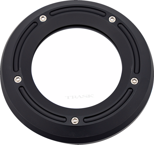TRASK - TM-0042MBK - Assault Derby Cover with Window - Matte Black - Softail