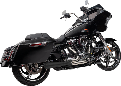 TRASK - TM-5011BK - 2-into-1 Assault Exhaust System - Black - Touring M8