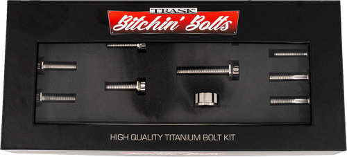 TRASK - TM-1050-E - Bitchin' Bolts Hardware Kit - Titanium - M8 - Motor Mount