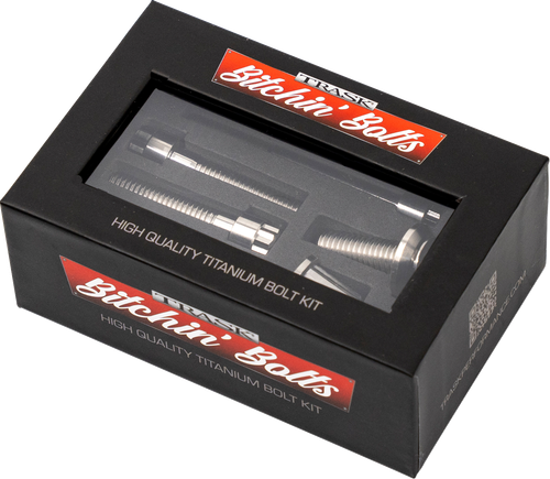 TRASK - TM-1050-J - Bitchin' Bolts Hardware Kit - Titanium - M8 - Coil and Horn
