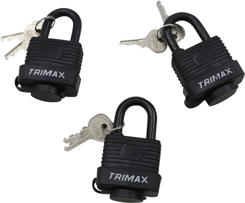 TRIMAX - TPW3125 - Dual-Locking Lock - 3 Pack