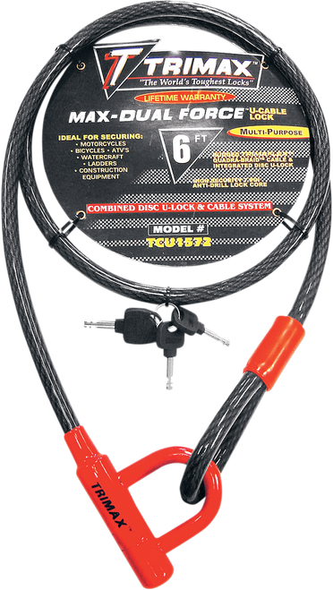 TRIMAX - TCU1572 - U-Lock and Cable Locks - 72”