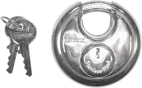 TRIMAX - TRP170 - Stainless Steel Round Padlock - Keyed
