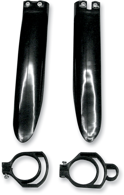 UFO - KA03711-001 - Fork Tube Protectors - Black - KX85/100 - '98-'13