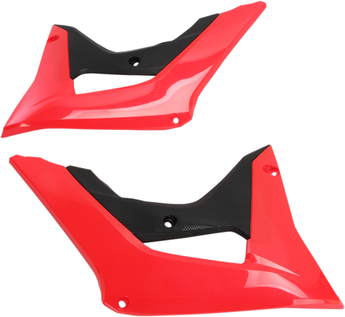 UFO - HO04682-999 - Radiator Covers - Black/Red