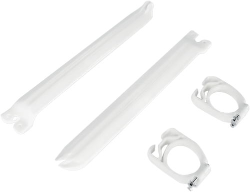 UFO - KA02739280 - Fork Tube Protectors - White - KX - '91-'93