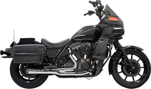 BASSANI XHAUST - 1FXRF - Road Rage 2:1 Exhaust - Chrome - FXR