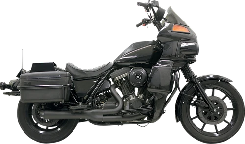 BASSANI XHAUST - 1FXRFB - Road Rage 2:1 Exhaust - Black - FXR