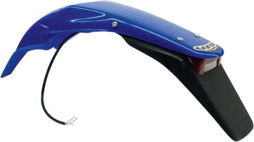 UFO - YA03868-089 - Enduro Rear Fender with 21/5W Light - Reflex Blue