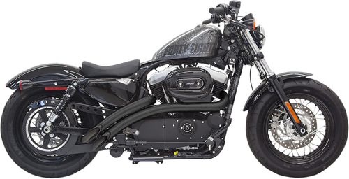 BASSANI XHAUST - 1X2FB - Radial Sweepers Exhaust System - Black - XL