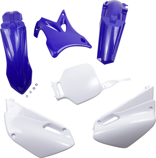 UFO - YAKIT306K-999 - Restyle Body Kit - '02-'12 OEM Blue/White - Yamaha - YZ '00-'14