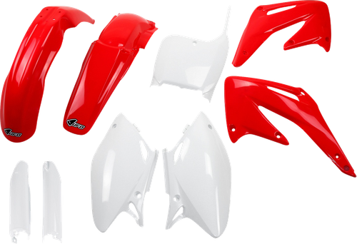 UFO - HOKIT106F@999 - Body Kit - OEM Red/White - Honda - CRF '02-'03