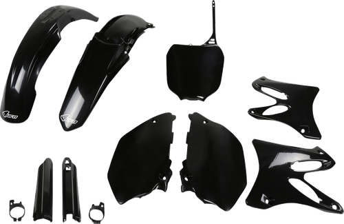 UFO - YAKIT301F@001 - Body Kit - Black - Yamaha - YZ '02-'04