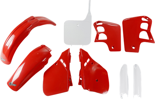 UFO - HOKIT091F@999 - Body Kit - '89 OEM Red/White - Honda - CR '89-'90