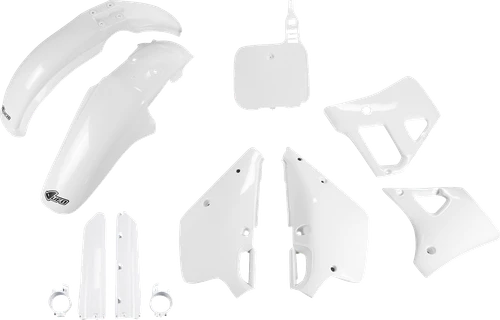 UFO - YAKIT297F@999 - Body Kit - OEM White - Yamaha - YZ '91