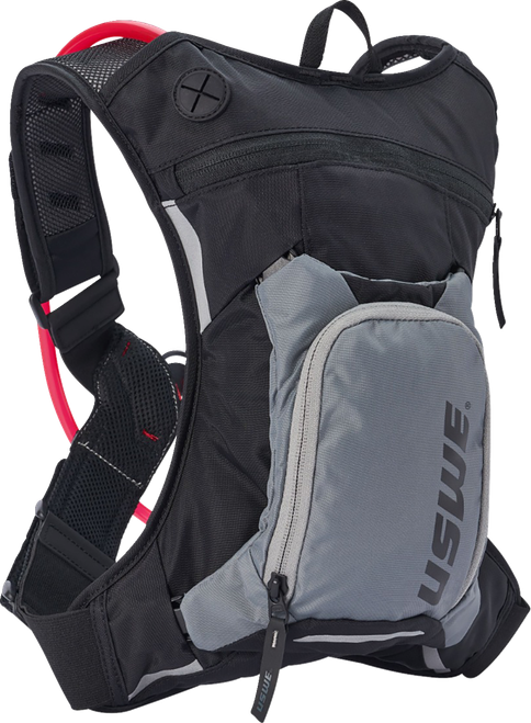 USWE - 2033401 - Moto Hydration Pack - 3L - Carbon Black/Gray