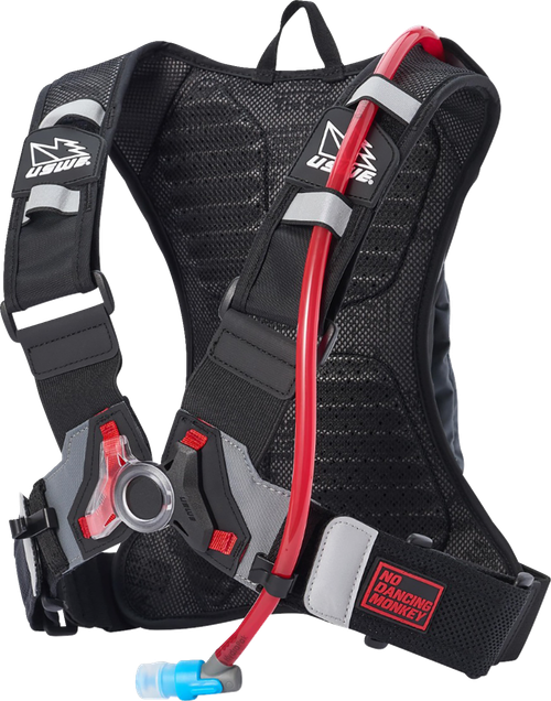 USWE - 2033401 - Moto Hydration Pack - 3L - Carbon Black/Gray