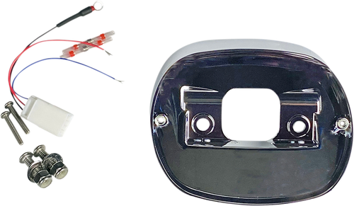 CUSTOM DYNAMICS - TL-BASE99-C - Taillight Baseplate - Chrome