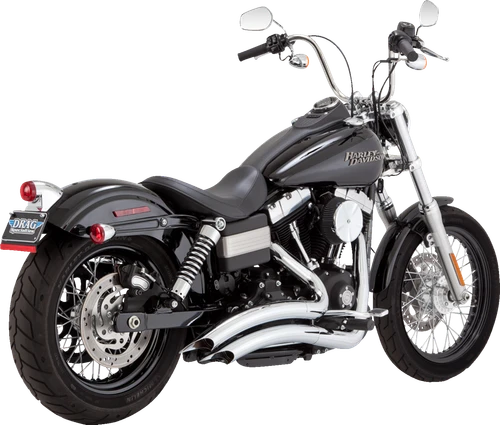 VANCE & HINES - 26081 - 2-into-2 Big Radius Exhaust System - Chrome