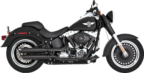VANCE & HINES - 46844 - Twin Slash 3” Slip-On Mufflers - Black