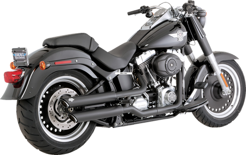 VANCE & HINES - 46844 - Twin Slash 3” Slip-On Mufflers - Black