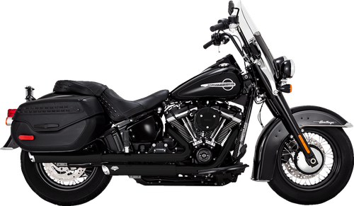 VANCE & HINES - 46379 - Twin Slash Slip-On Mufflers - PCX - Black