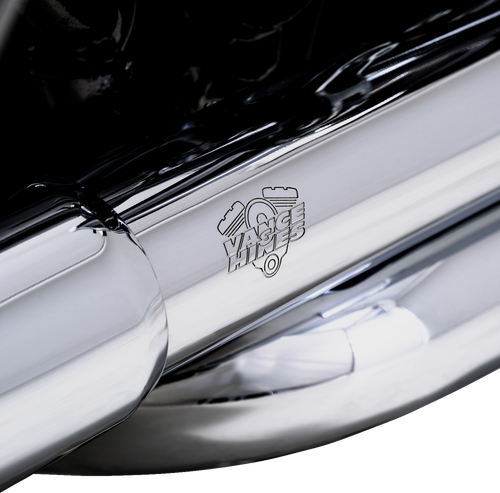 VANCE & HINES - 17351 - Dresser Duals Header System - Chrome