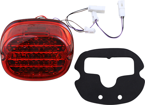 CUSTOM DYNAMICS - CD-INT-TL-NW-R - Taillight w/ Integrated Turn Signal - No Window - Red Lens