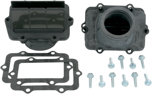 VFORCE/MOTO TASSINARI - V3124-873B-2 - V-Force 3 Reed Valve Set with Intake Boot - Ski-Doo