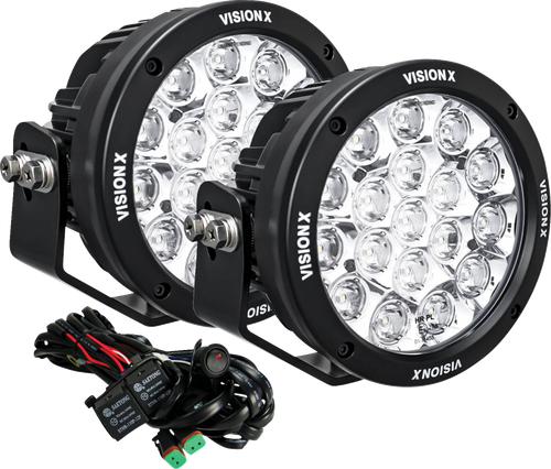 Vision X - 9907444 - Light Cannon - CG2 - 6-3/4” - Multi LED - Clear Lens