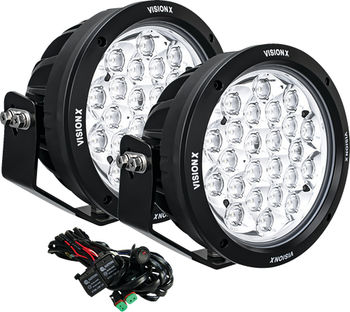 Vision X - 9907451 - Light Cannon - CG2 - 8-3/4” - Multi LED - Clear Lens