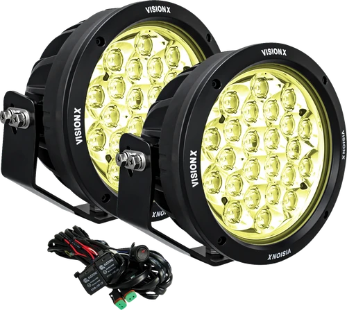 Vision X - 9945804 - Light Cannon - CG2 - 7-3/4” - Multi LED - Selective Yellow Lens