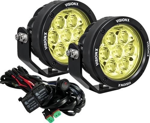 Vision X - 9945828 - Light Cannon - CG2 - 4-3/4” - Multi LED - Selective Yellow Lens