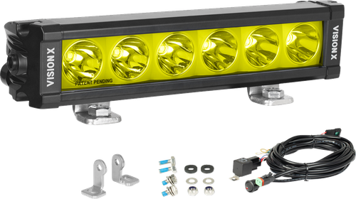 Vision X - 9946436 - Light Bar - XPL - 9” - LED - Selective Yellow Lens