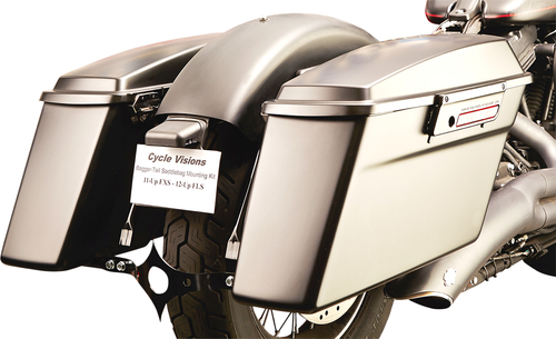 CYCLE VISIONS - CV7190 - Saddlebag Mount for Softail Models